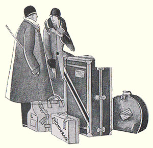 Travelling couple